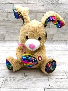 NWT Goffa Cottondale 9.5" Animated Plush Singing (Easter) Bunny - tested/works
